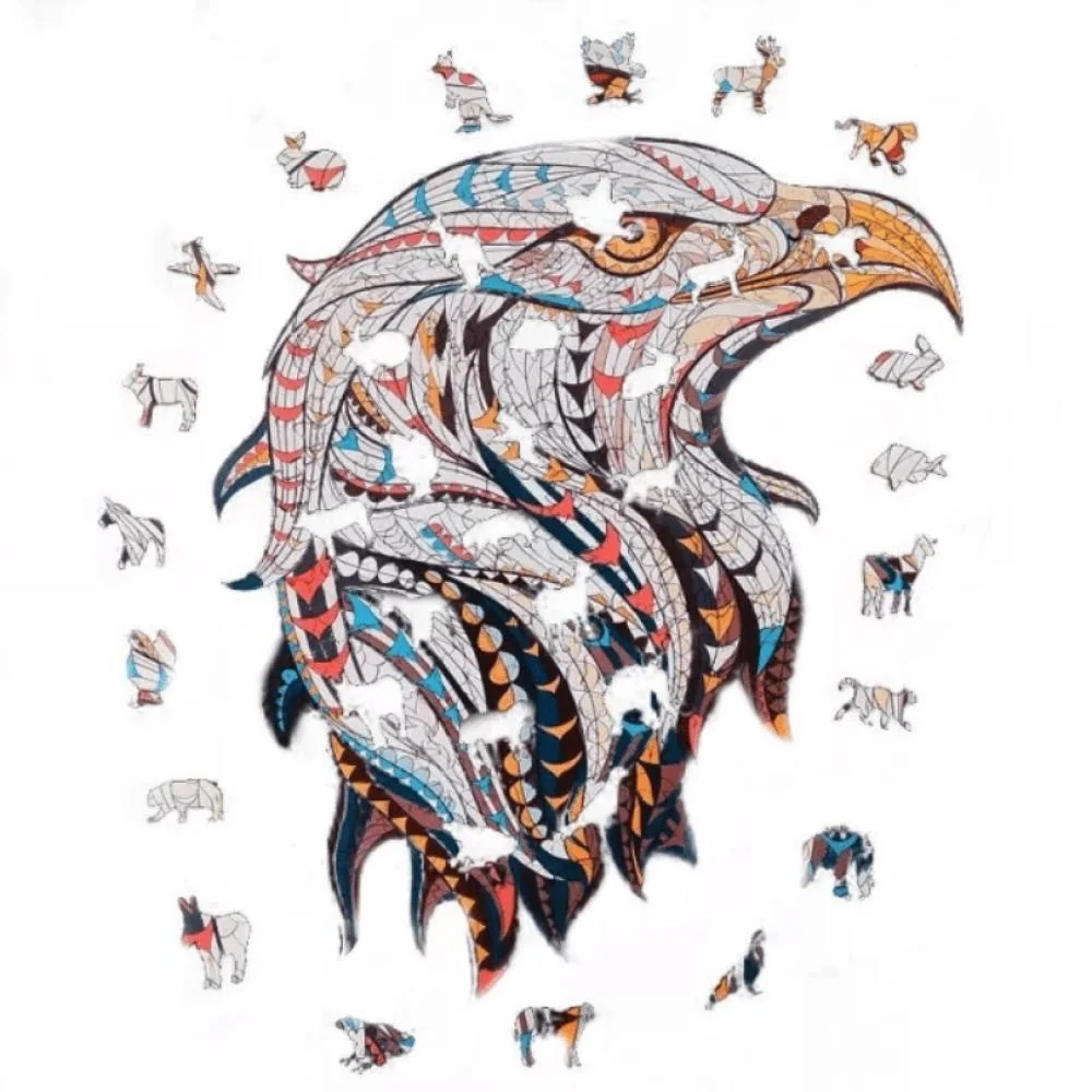 Drevené puzzle 120 dielikov, veľkosť M