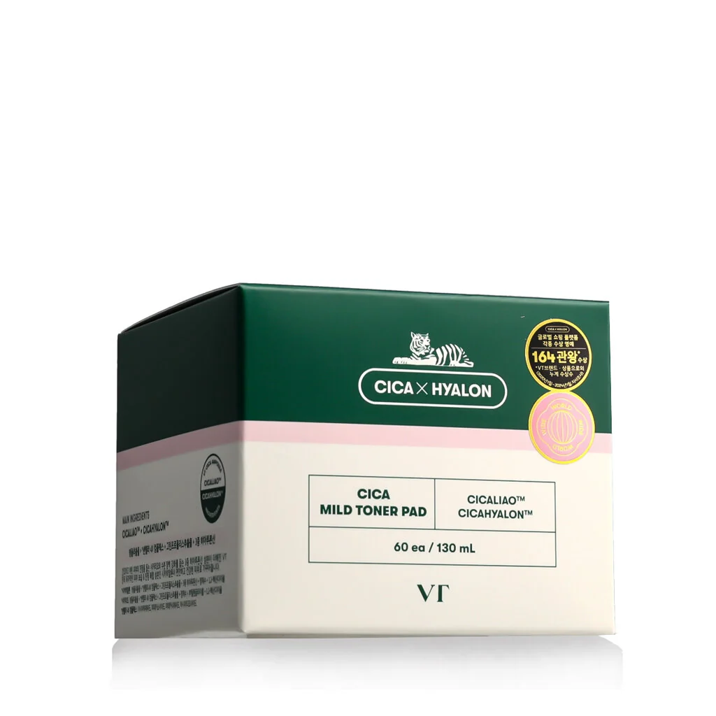 VT Cosmetics Cica Mild Toner Pad 60 ks