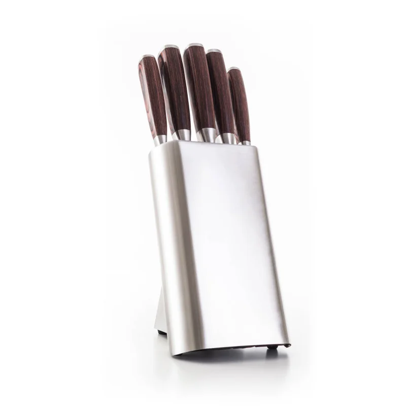 G21 Sada nožov Gourmet Steely 5 ks + nerez blok Gourmet Steely 5 ks + nerez blok NB-P2125