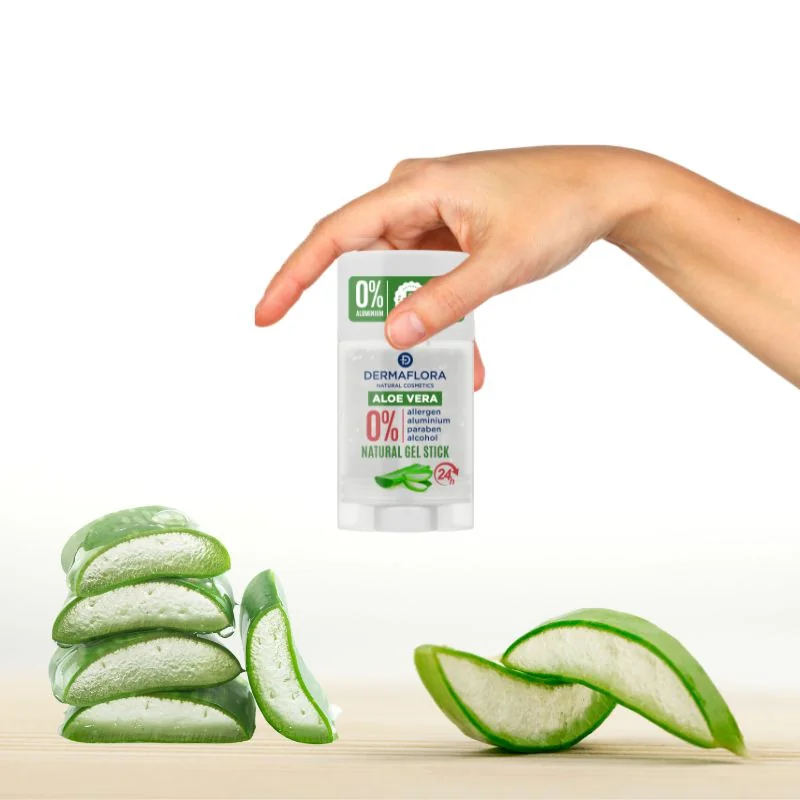 DERMAFLORA gélový deodorant ALOE VERA 3ks