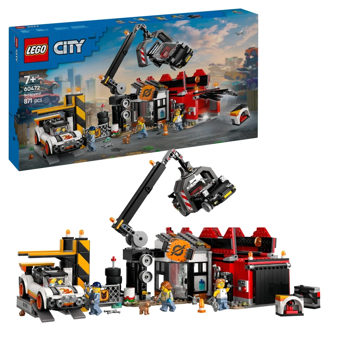 LEGO® City 60472 Šrotovisko s autami