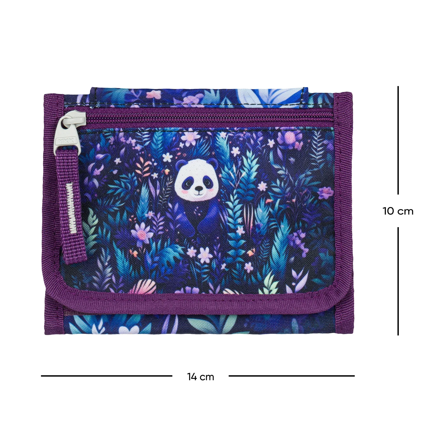 Peňaženka na krk Jungle Panda detská, zelená