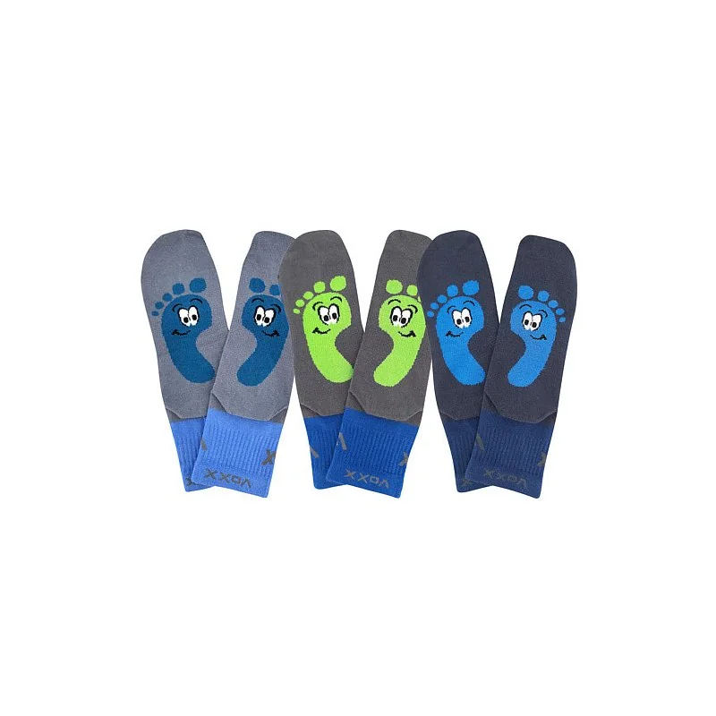 3PACK detské ponožky Voxx viacfarebné (Barefootik-mix-boy) 20/24