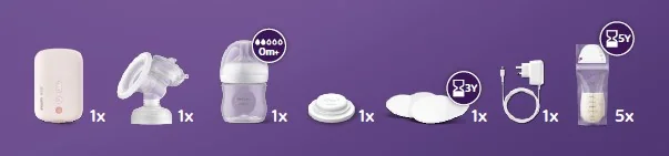 Philips AVENT Odsávačka materského mlieka elektrická SCF395/31 1×1 ks, odsávačka mlieka