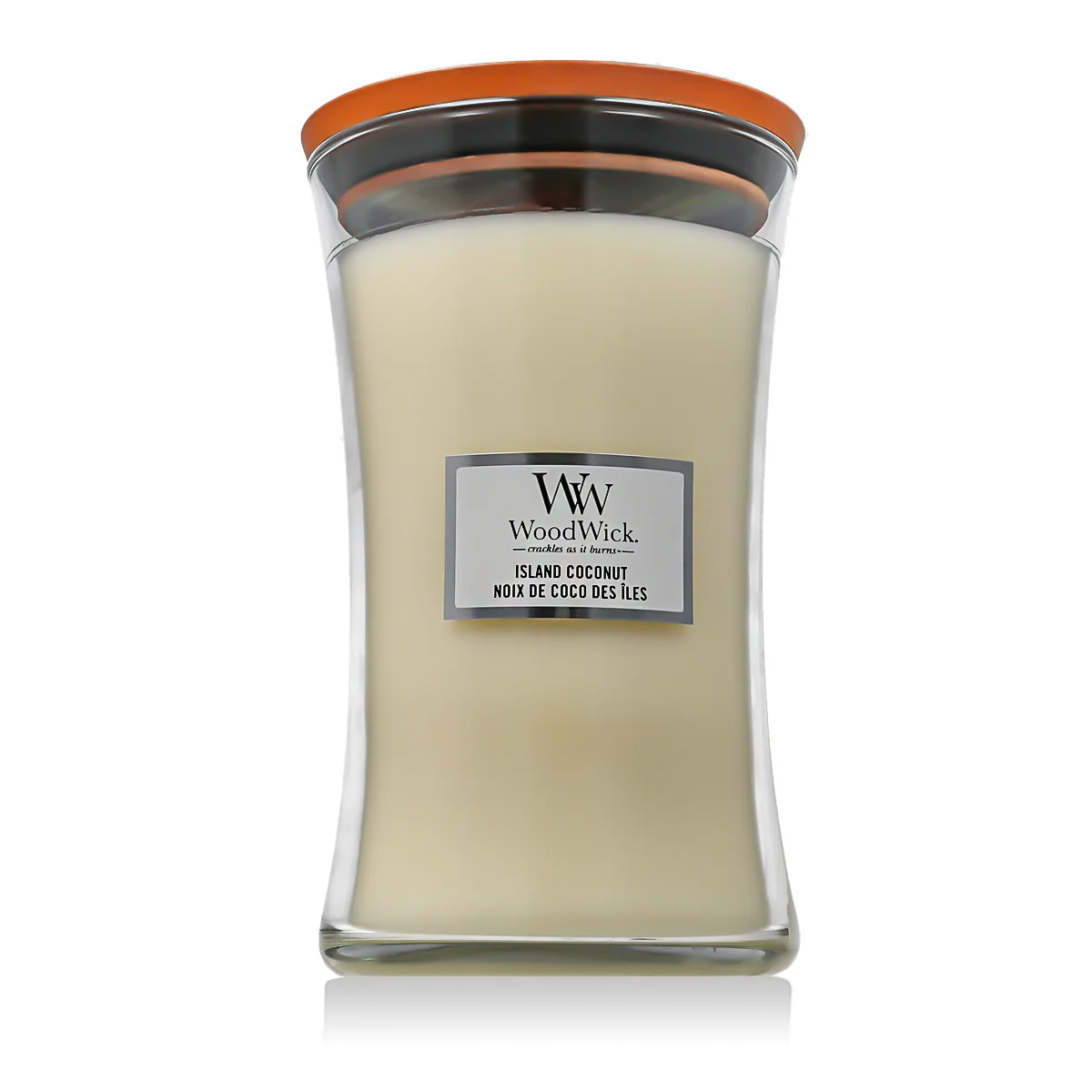 WoodWick Large Hourglass Candles vonná svíčka Island Coconut 610 g
