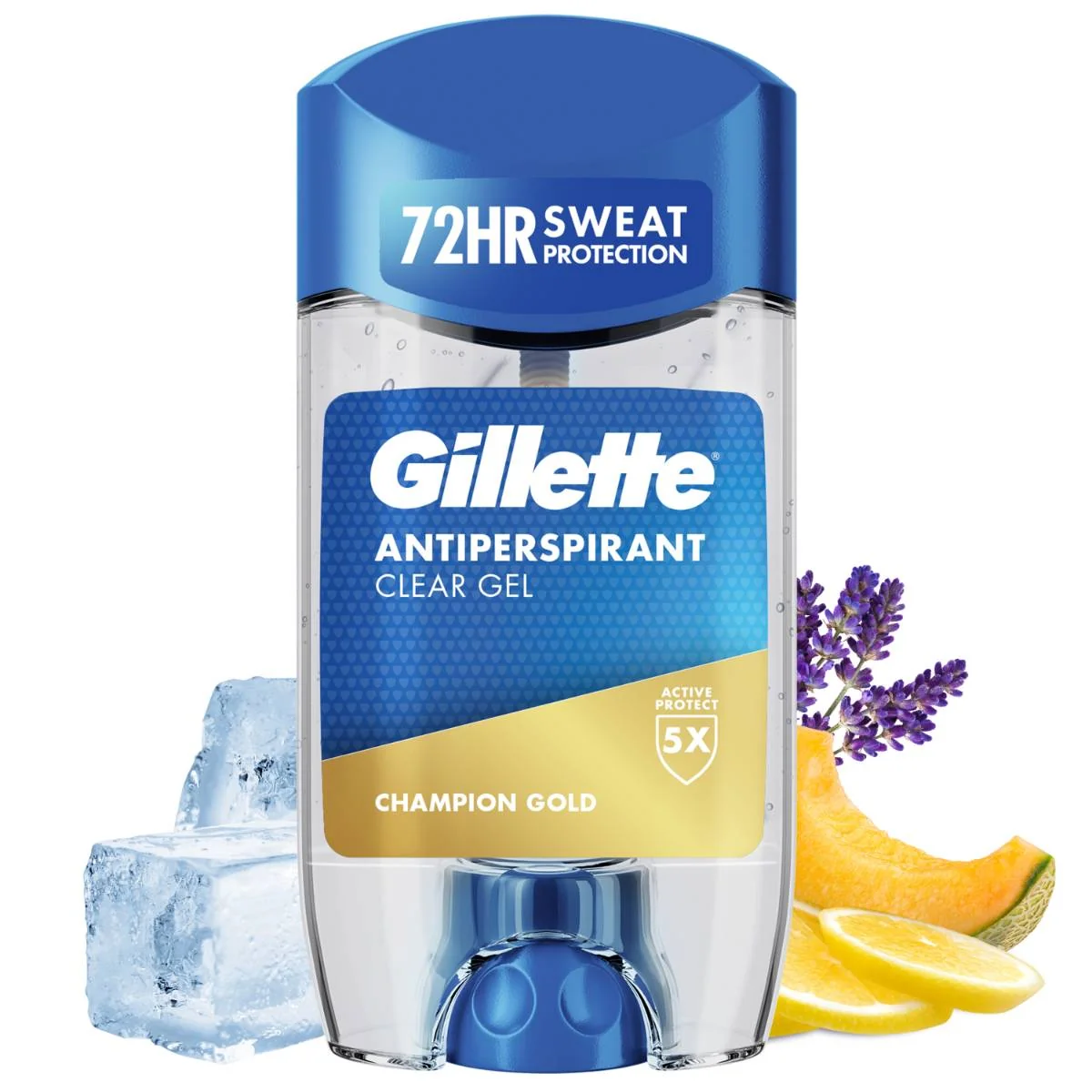 Gillette Champion Gold Pánsky gélový antiperspirant 70 ml