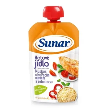 Sunar Hotové jedlo Kuskus 1×120 g, zeleninovo - mäsový príkrm