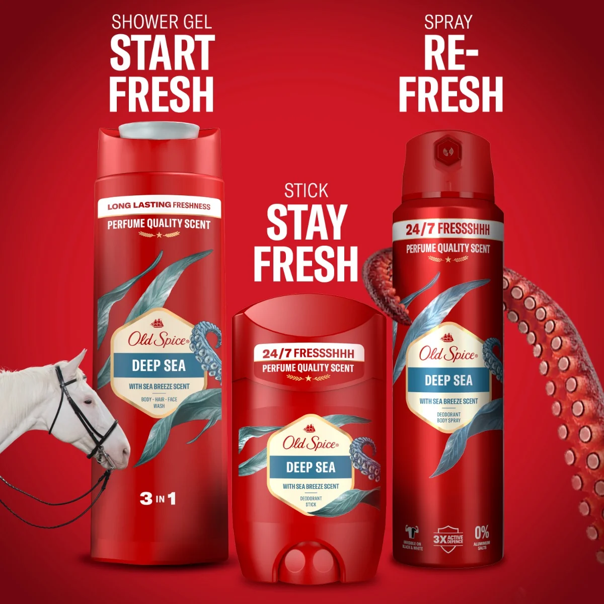 OLD SPICE DEO STICK DEEP SEA 1×50 ml, tuhý antiperspirant