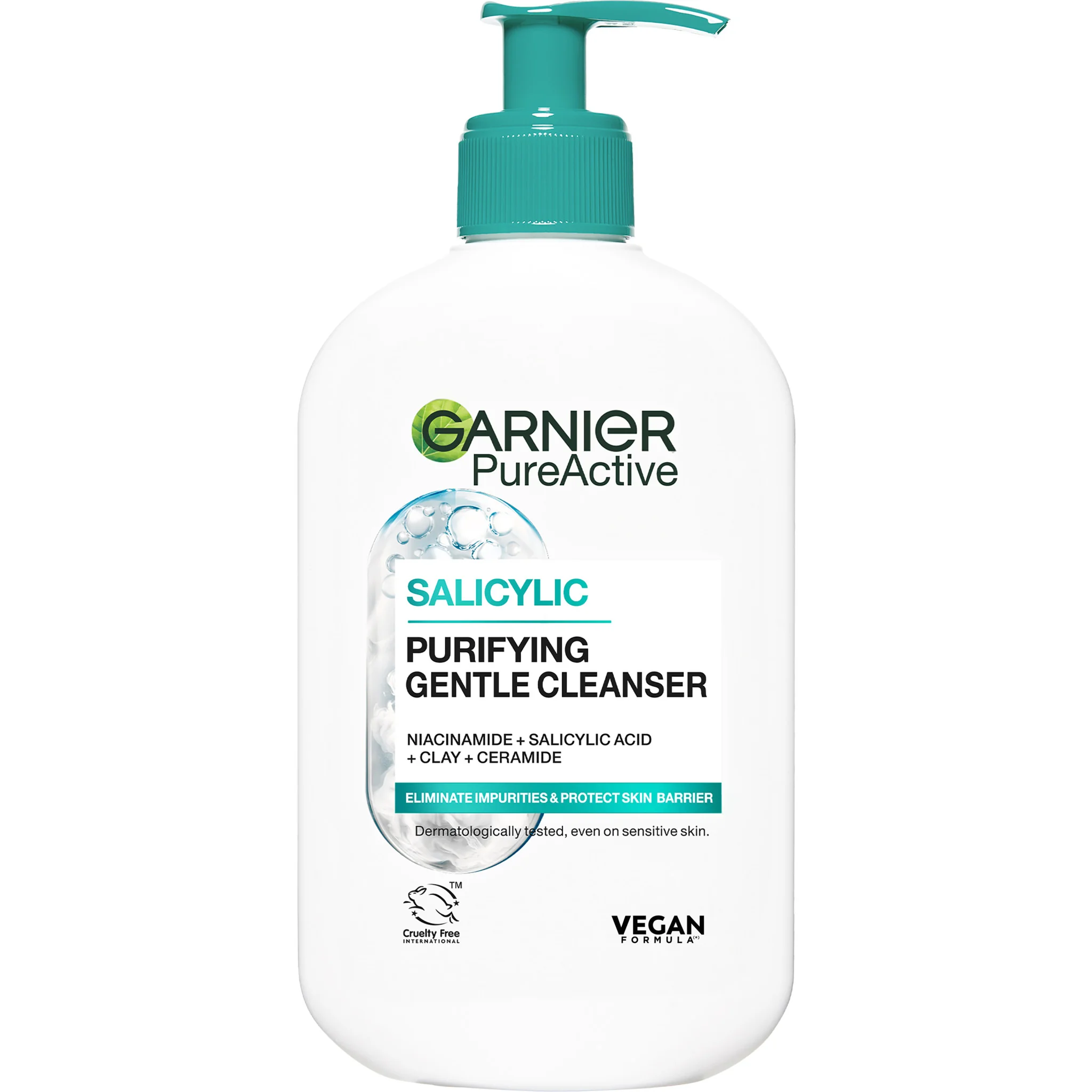 Garnier Pure Active hydratačný čistiaci gél proti nedokonalostiam 1×250 ml, hydratačný čistiaci gél