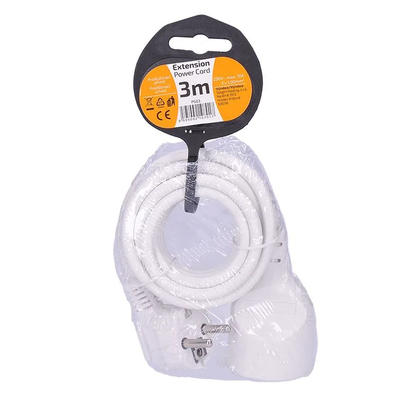 Predlžovací kábel 3m/1z PS03