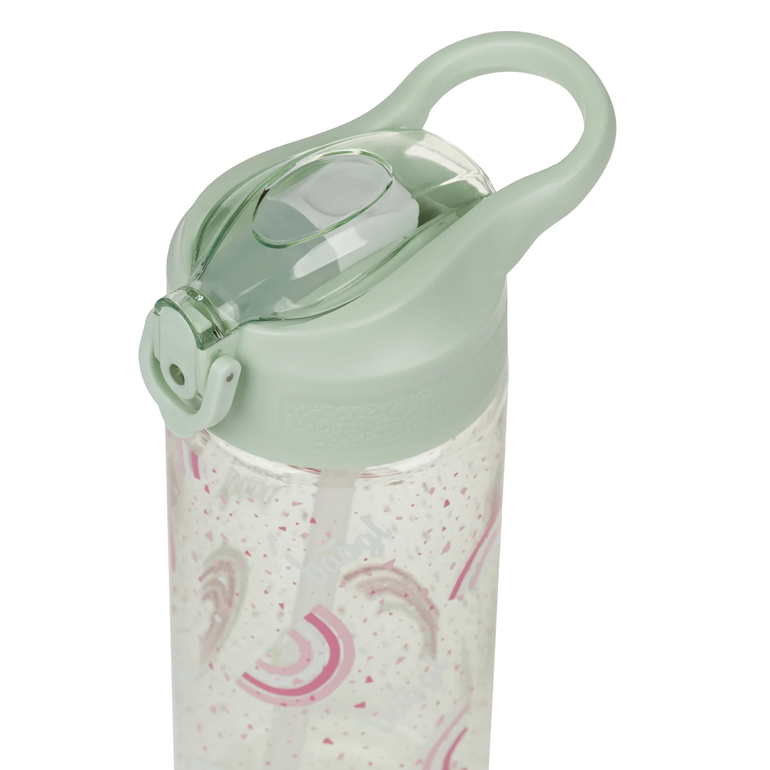 Baagl Tritanová fľaša na nápoje so slamkou Dúha 500 ml 500 ml