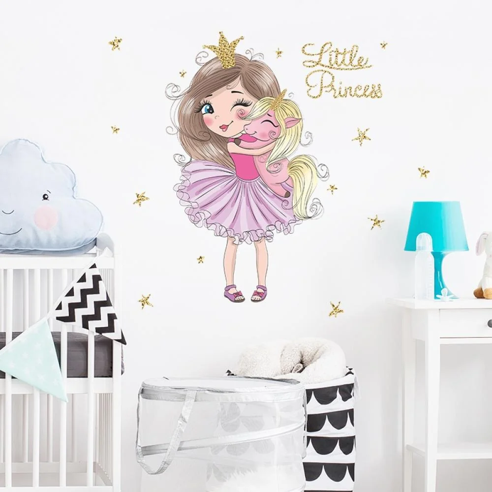 Samolepka na stenu/Tapeta Little Princess