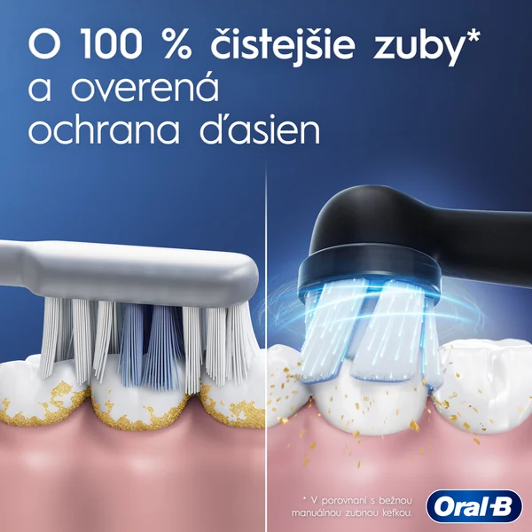 Oral-B iO 2 elektrická zubná kefka, čierna 1 ks