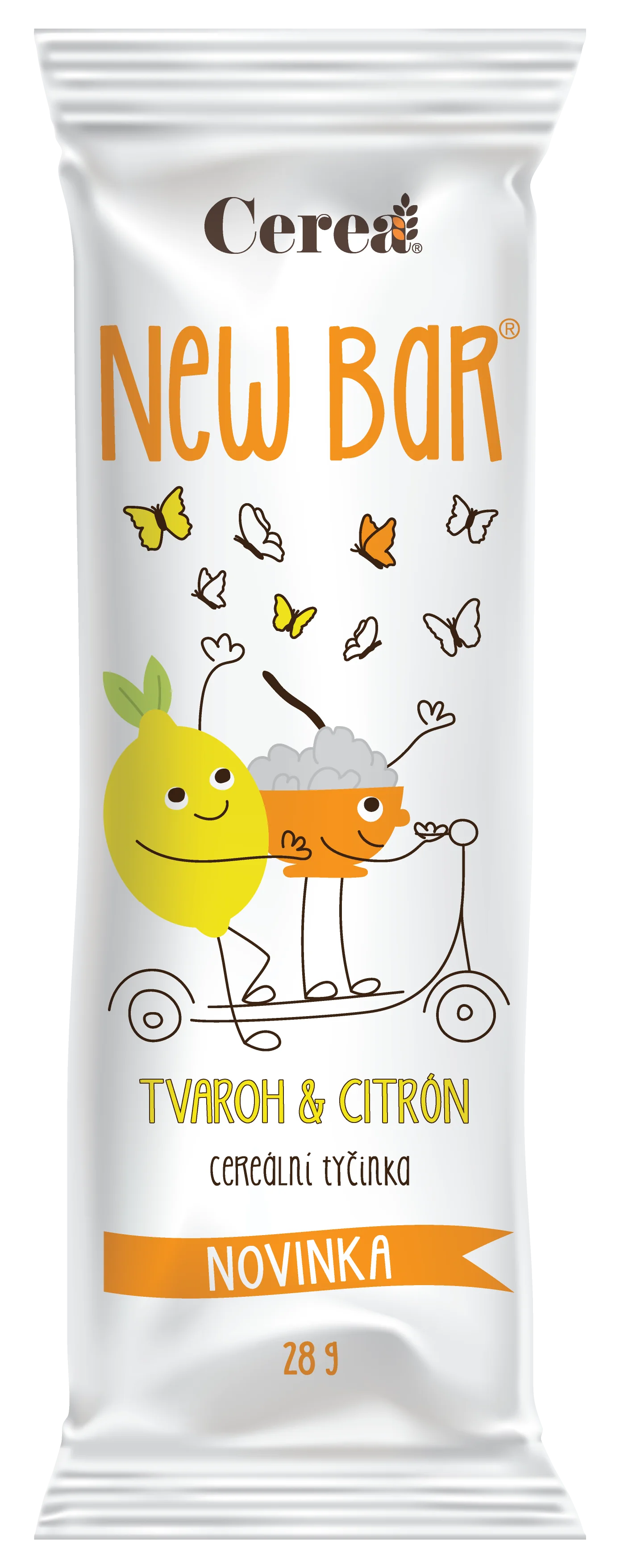 CEREA New Bar tvaroh-citrón 1×28g, tyčinka