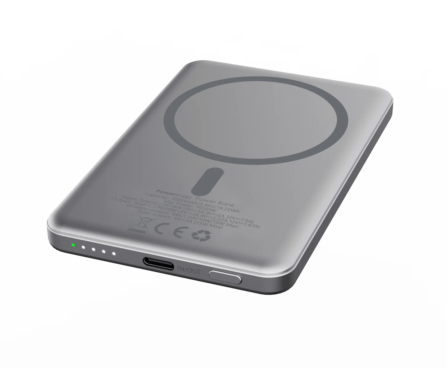 Powerbanka BOOMPODS PowerSnap 5000mAh
