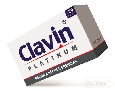 Clavin PLATINUM 1×20 cps, erekčný doplnok