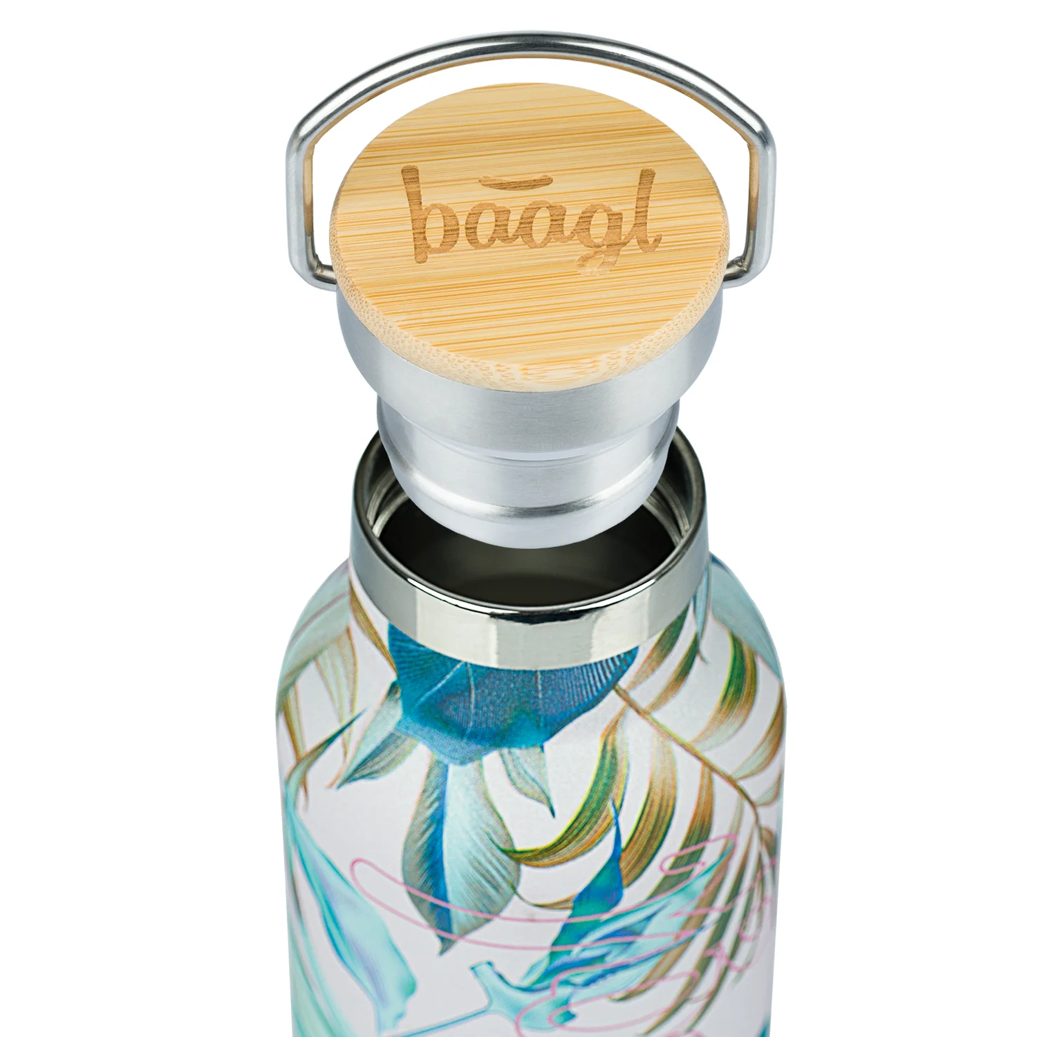 Baagl Termofľaša s bambusovým viečkom Leafs 500 ml objem 500 ml