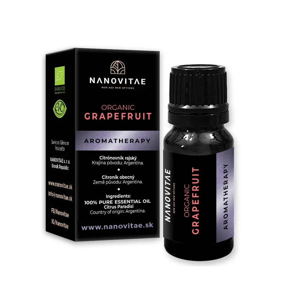 Grapefruit esenciálny olej – ORGANIC quality 10ml