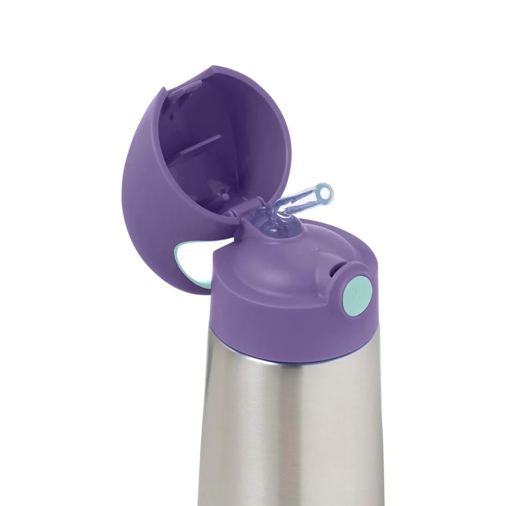 Termoska na pitie so slamkou 500 ml lilac pop