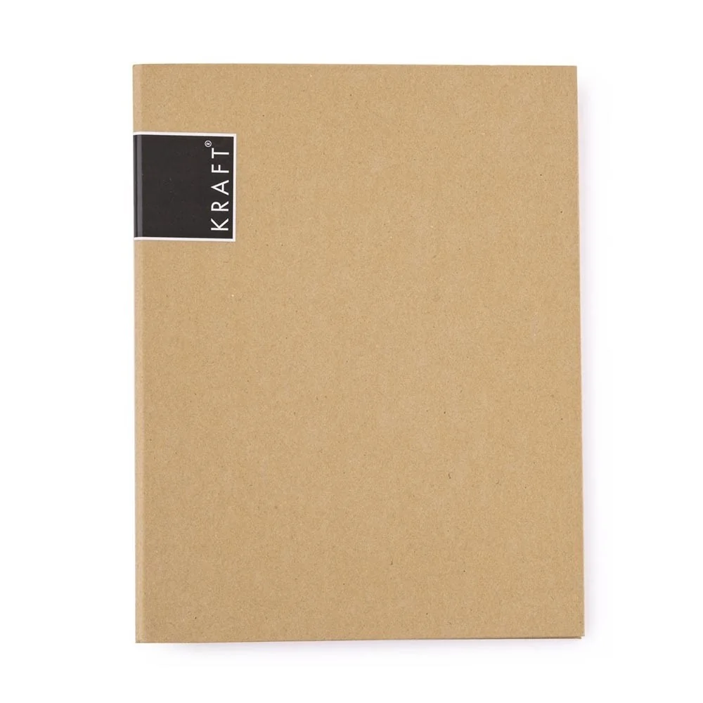 KRAFT nature - karis blok A4, PVC, 4-krúžkový 100 listov, hnedý