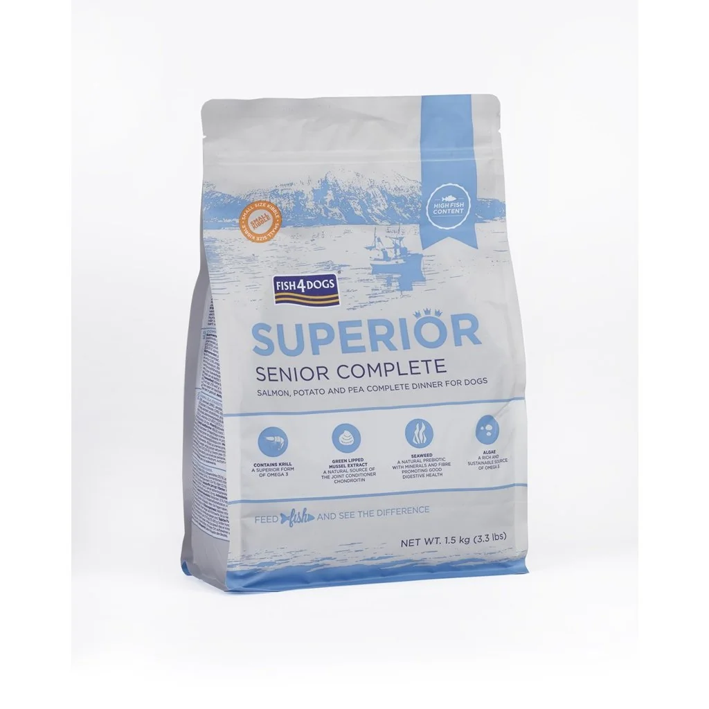 Granule malé pre starších psov Superior losos so zemiakmi 1,5 kg