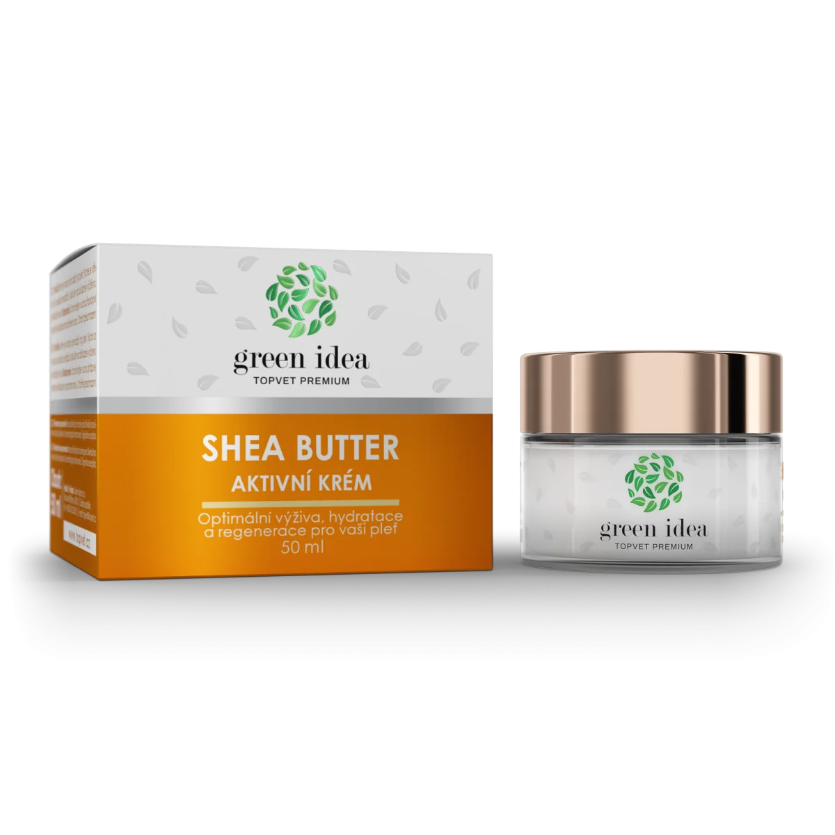Shea maslo aktívny krém 50 ml - Green idea