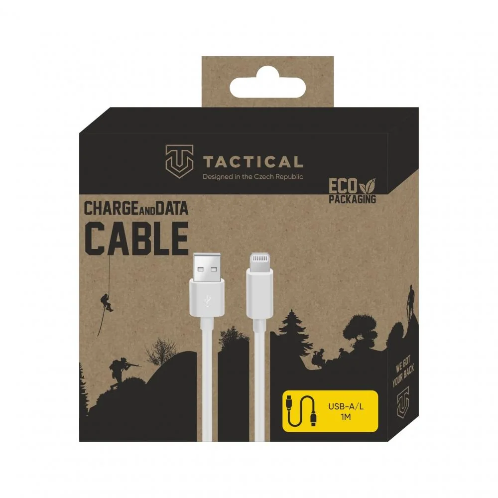 Tactical Smooth Thread kábel USB-A/Lightning