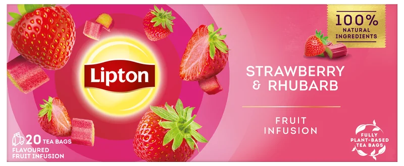 Lipton Strawberry with Rhubarb 1,7g 20 ks
