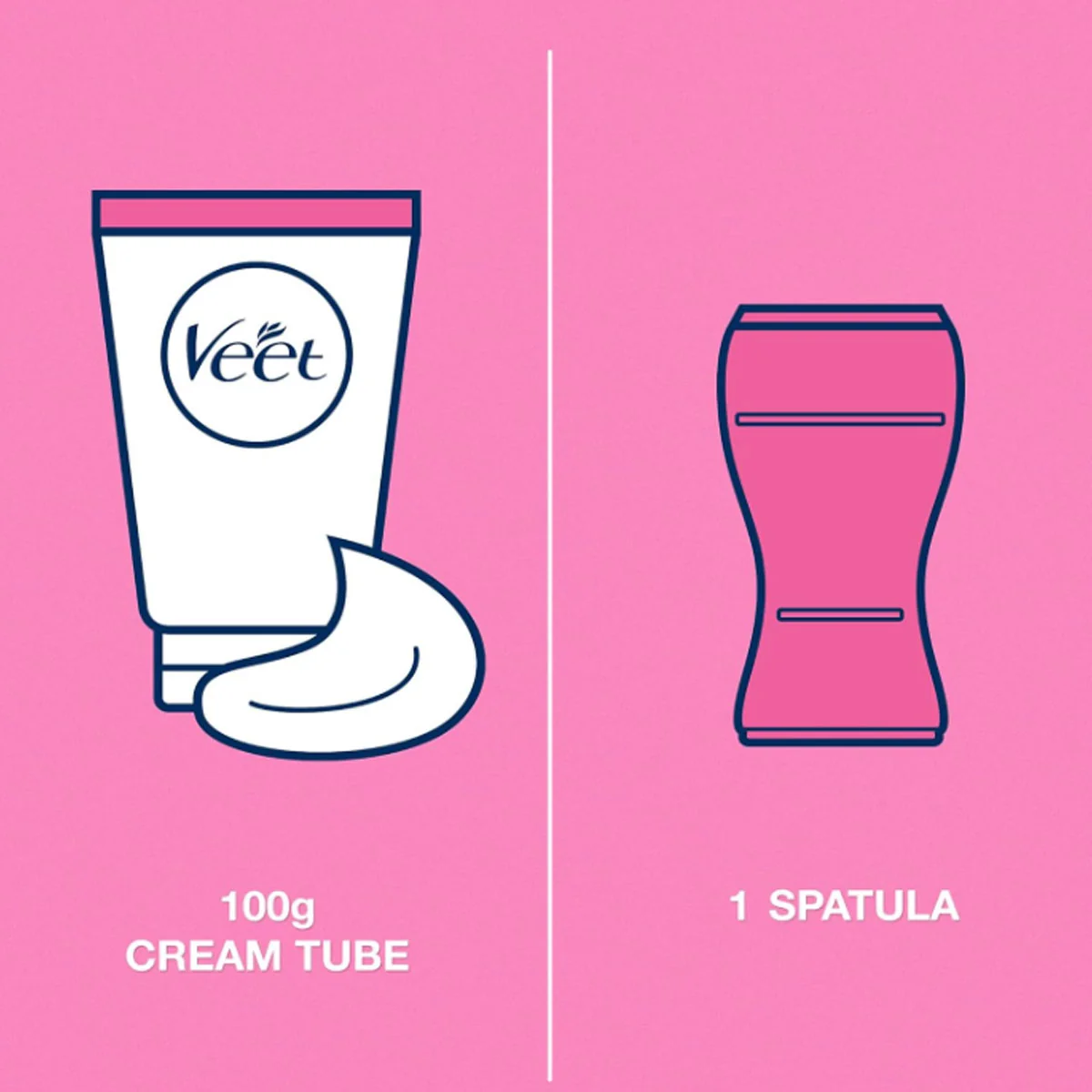 VEET depilačný krém 100ml – normálna pokožka depilačný krém, 1x100ml