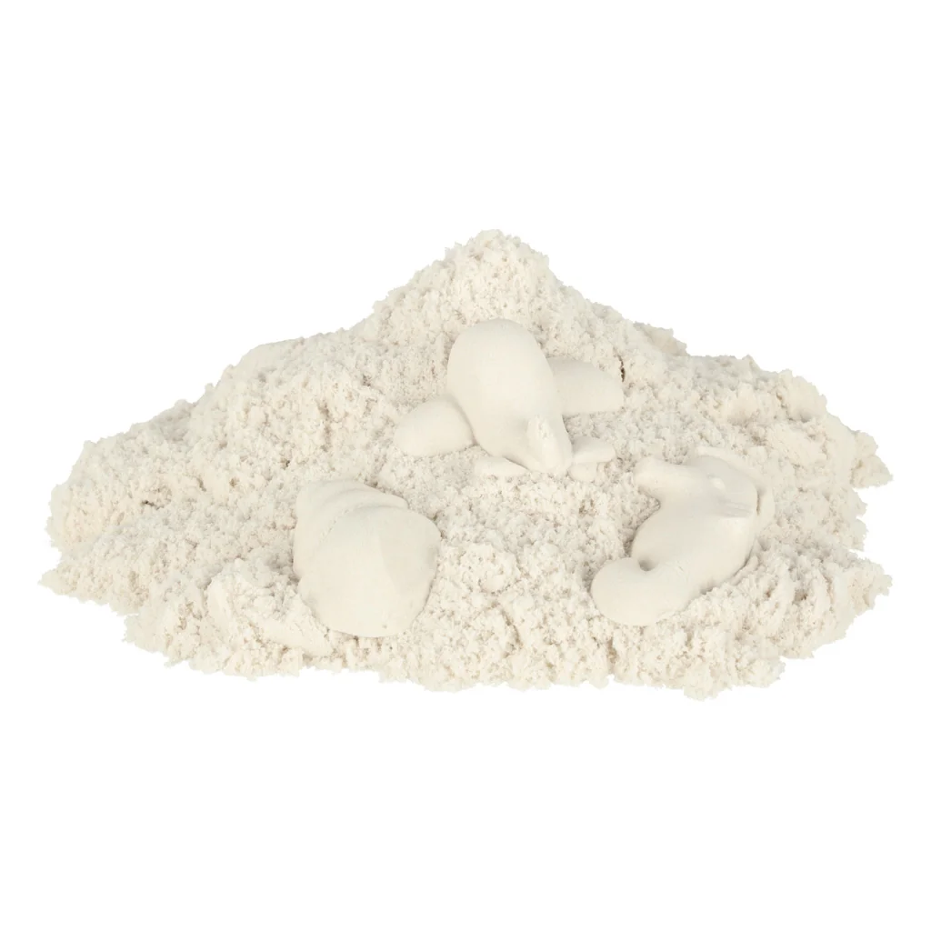 Kinetický piesok 1 kg vo vrecku biely