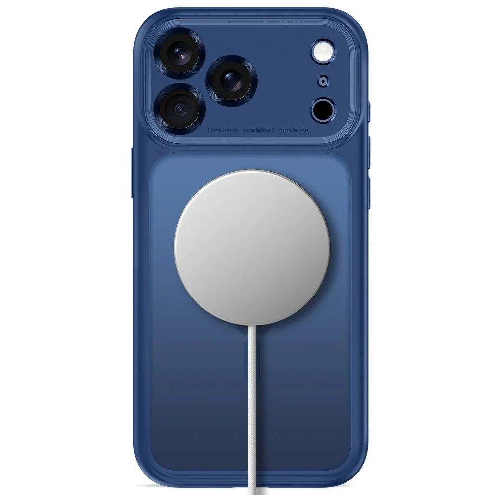 Tech-Protect MagPeak MagSafe CC kryt na iPhone 17 Pro / 18 Pro, tmavomodrý