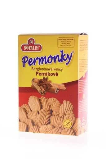 BEZLEP.KEKSY PERMONKY PERNIKOVE 150G 1×1 ks, čajové keksy