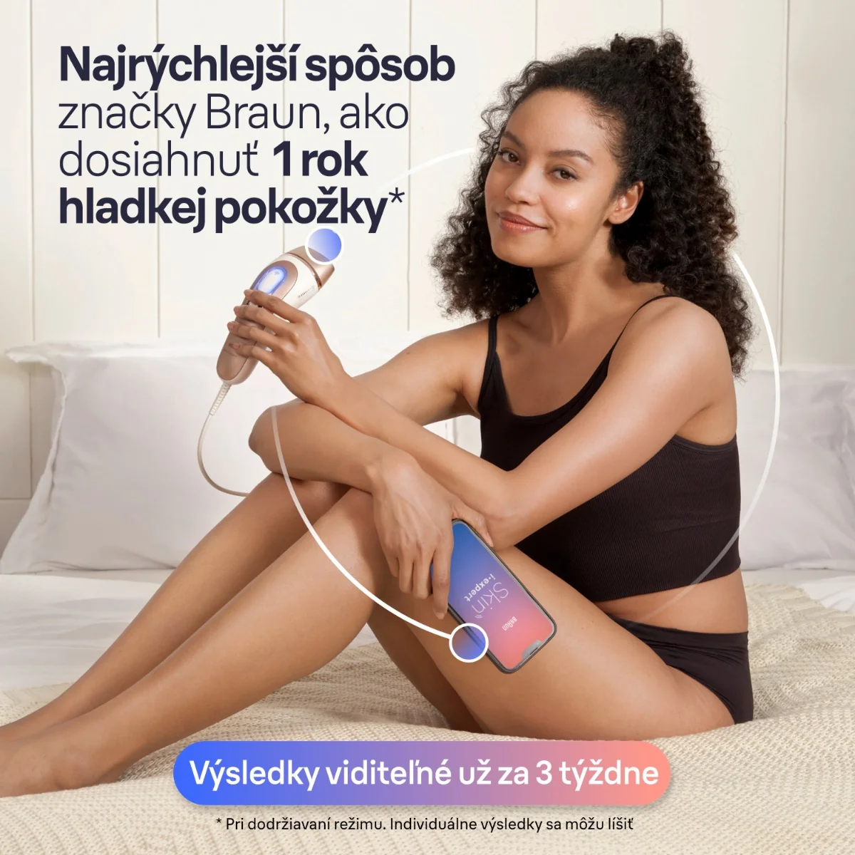 Braun Smart IPL Skin i expert, Domáca Epilácia, Puzdro, 2 Hlavice, PL7147 1×1 ks, epilátor