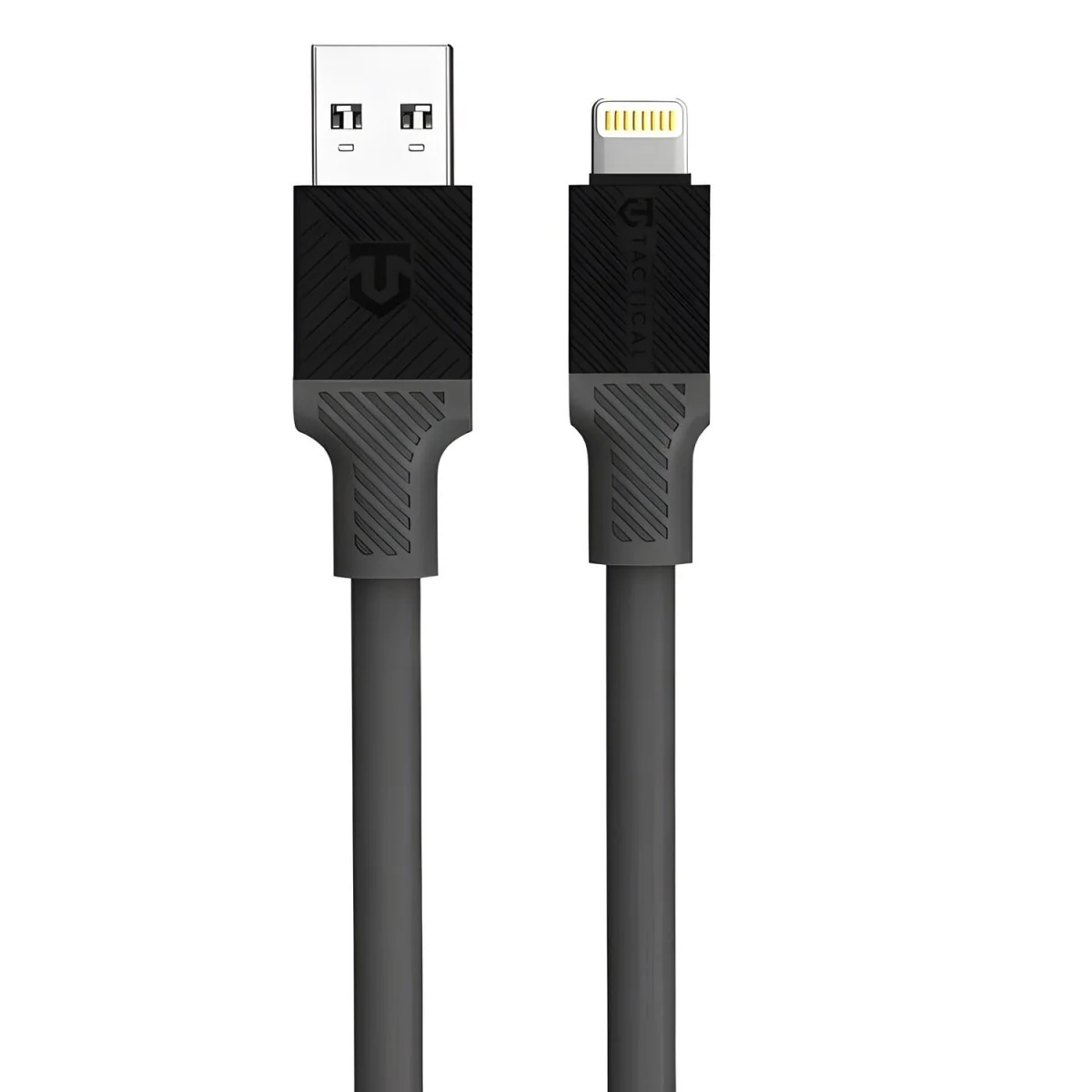 Kábel USB-A/Lightning - 1m - Sivá 6 mm zamatového dotyku