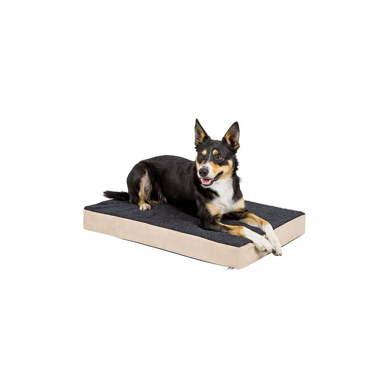 Matrac Memory-Foam 115x75x8 cm, béžový/antracit