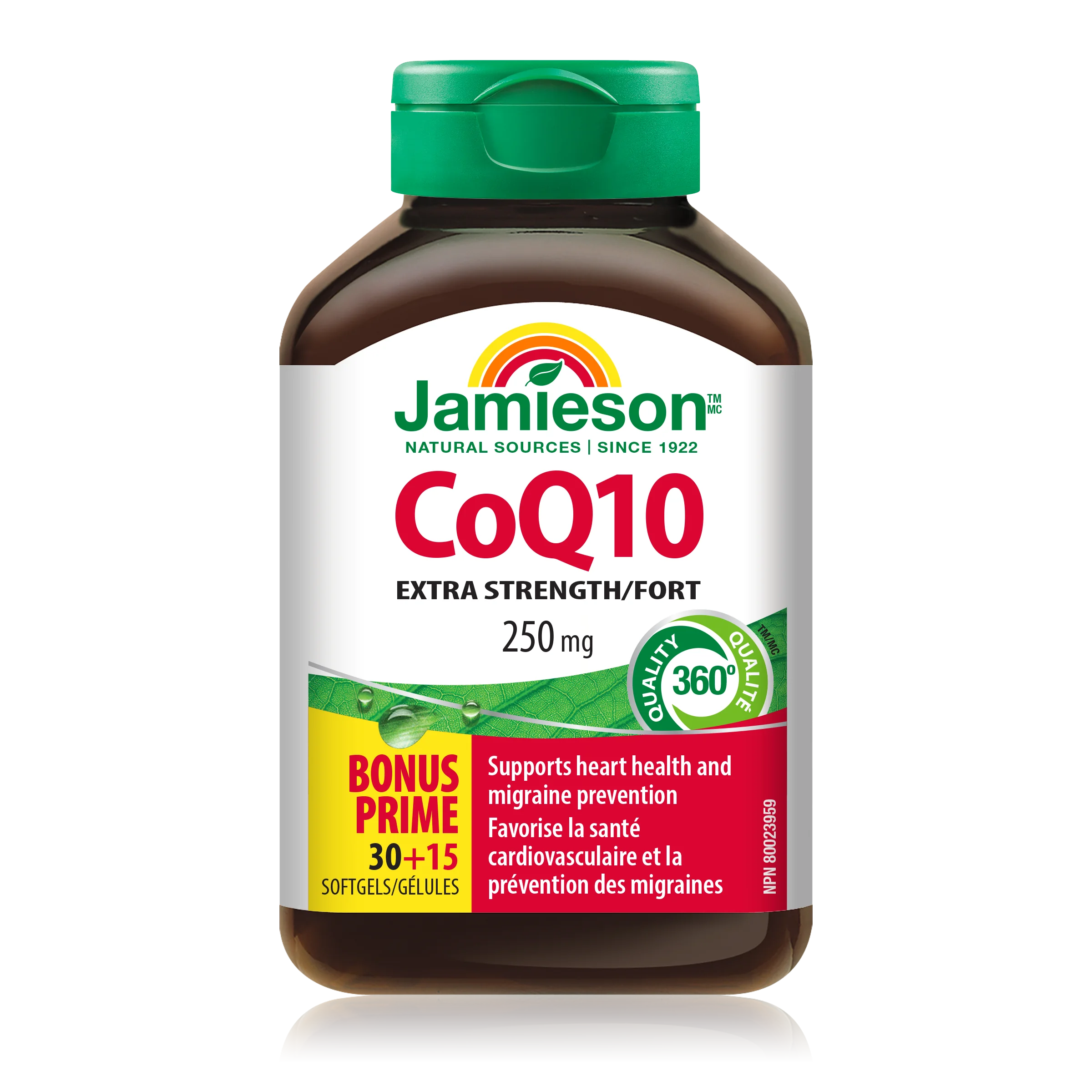 Jamieson Coenzym Q10 250mg 1×45 tbl, výživový doplnok