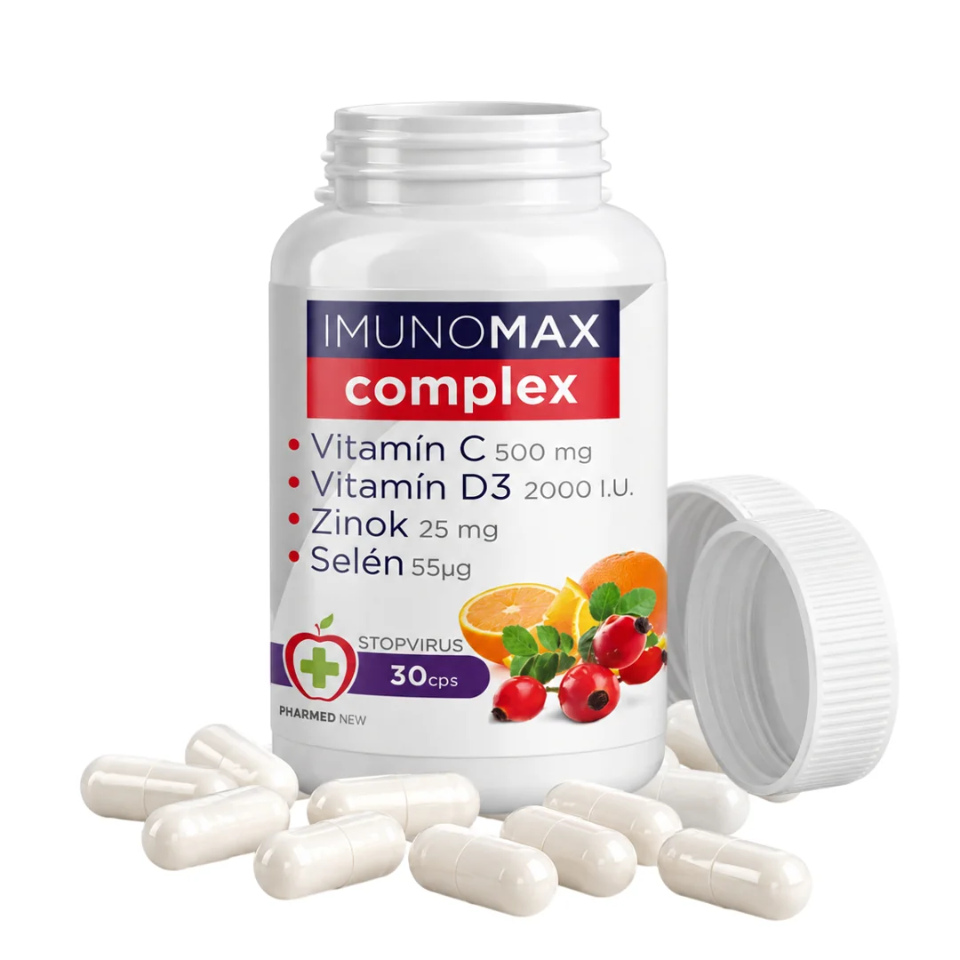 IMUNOMAX COMPLEX C+D+Zinok+Selén 30 cps