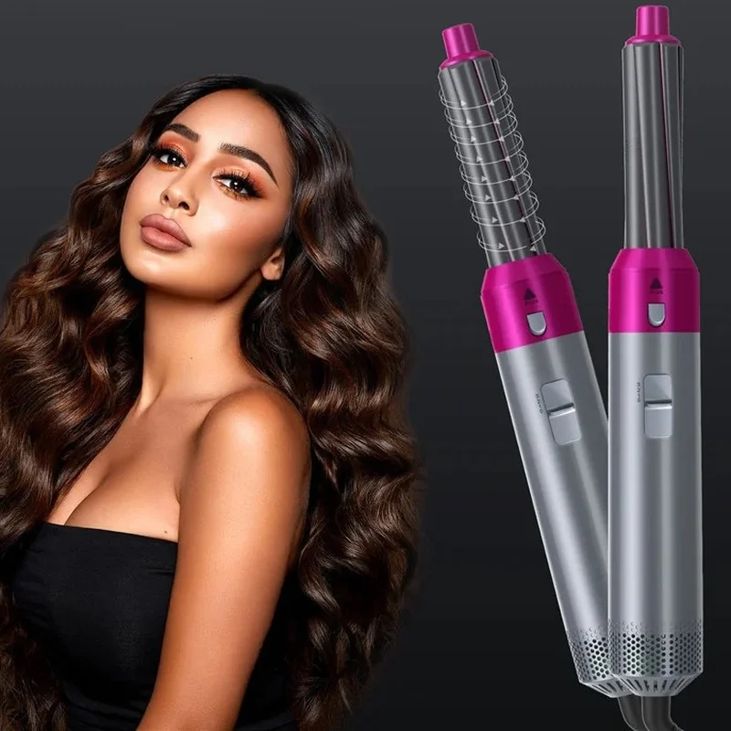 Livefy Curly kulmofén na vlasy, sivý/fialovy