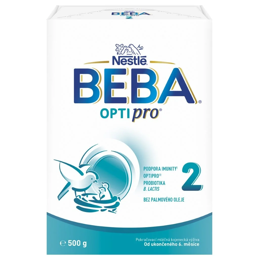 BEBA OPTIPRO 2 1×500 g, následná dojčenská výživa (od ukonč. 6. mesiaca)