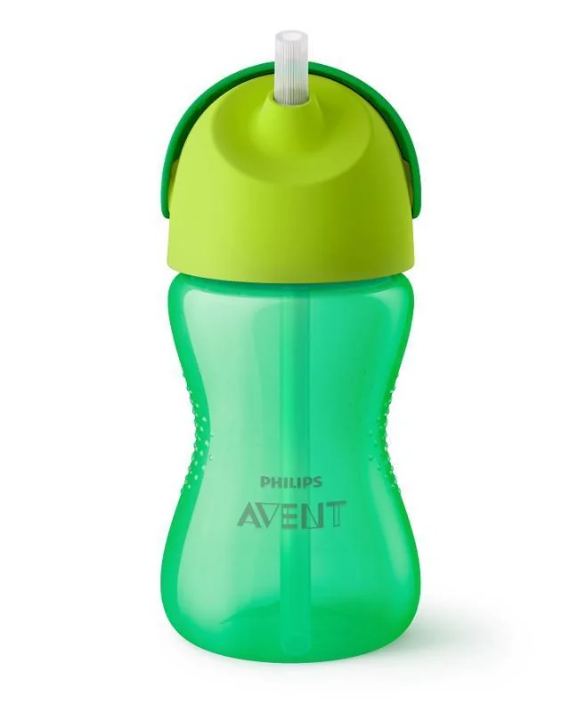 Philips AVENT Hrnček 300 ml Bendy s ohybnou slamkou chlapec+darček PETITE&MARS Miska 6m+ 1 ks