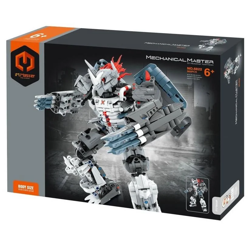 Robot bojovník mechanická stavebnica 965 dielikov