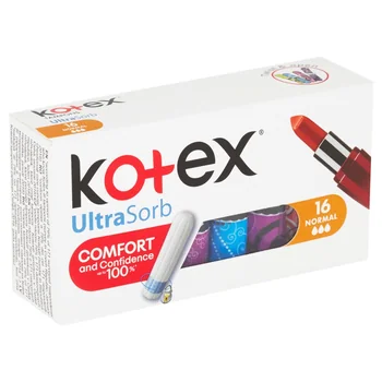 KOTEX tampóny Ultra Sorb Normal 16 ks 1×16 ks, dámske tampóny
