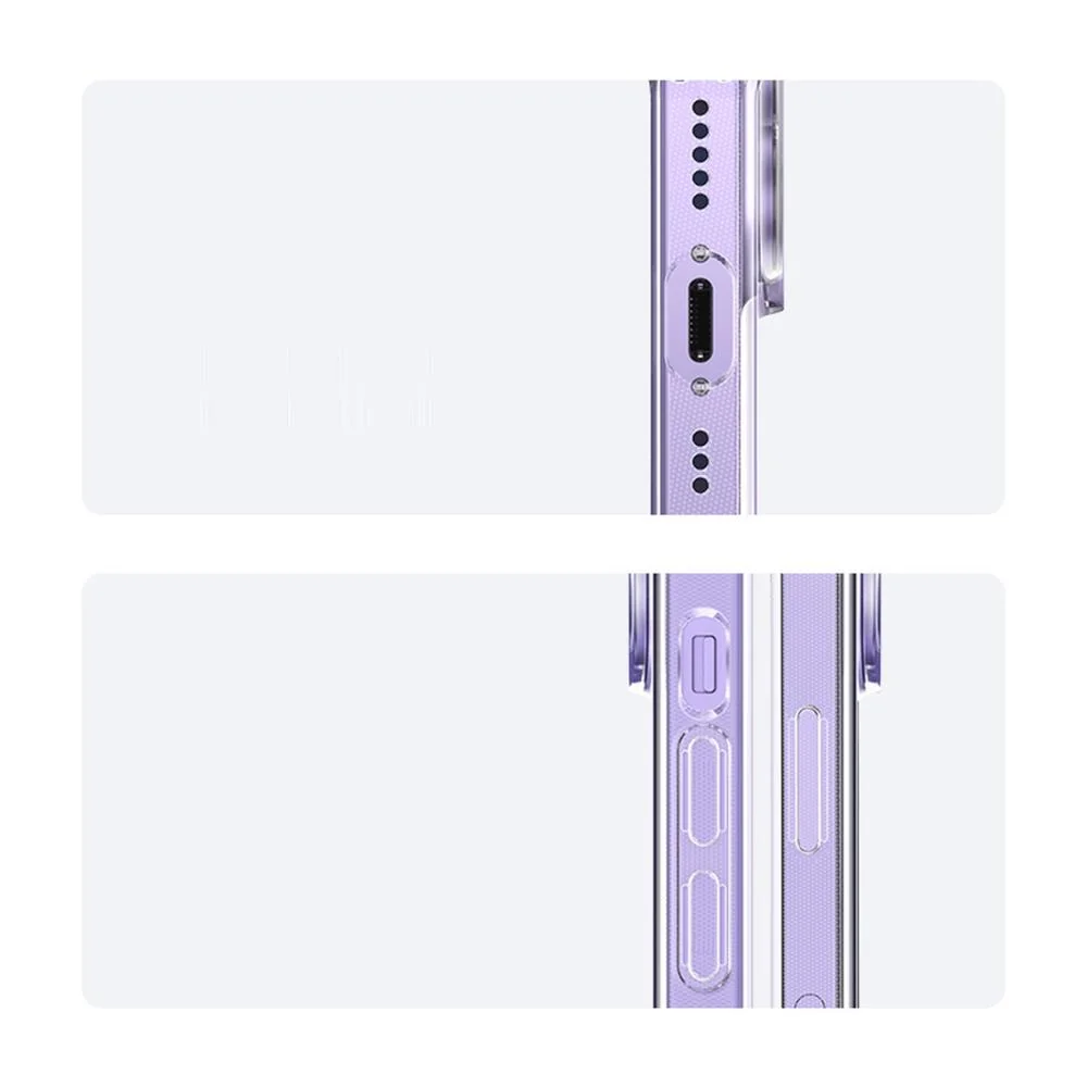 Magnetické gélové puzdro pre Apple iPhone 14 Pro Transparentná