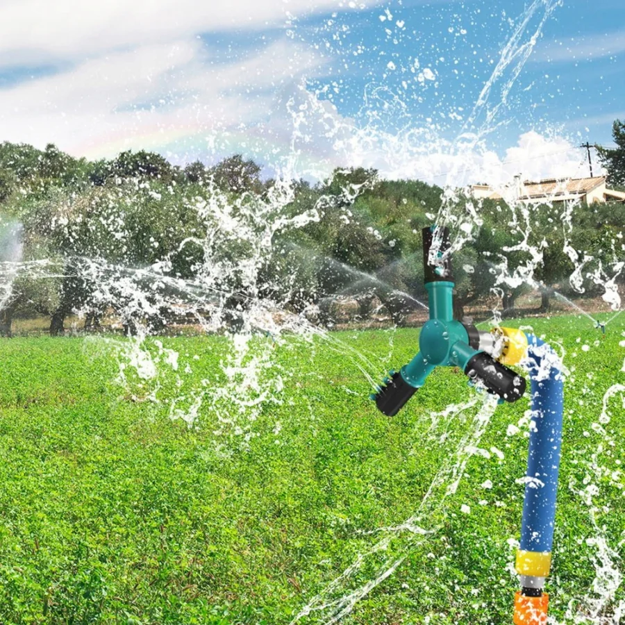 Veselá striekajúca sprcha na záhradu