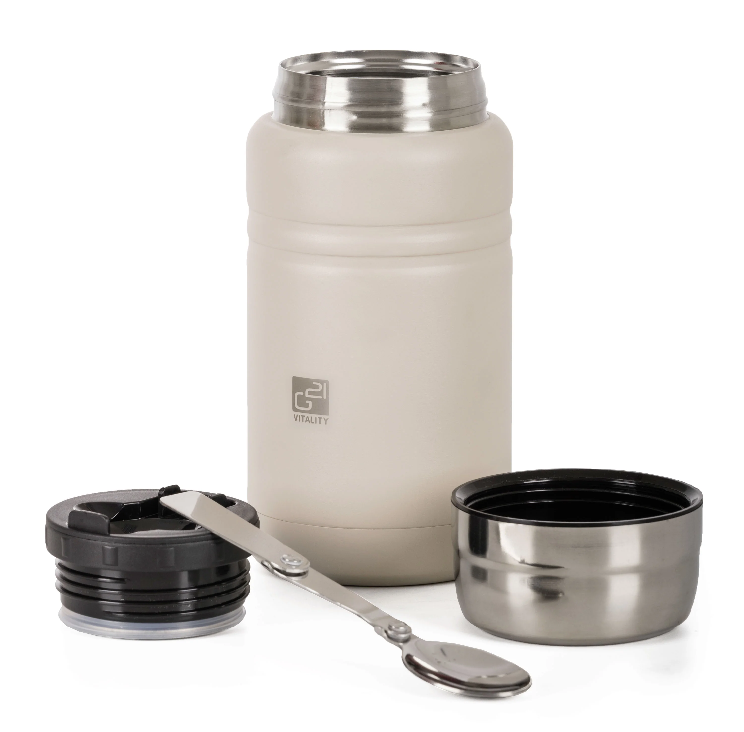 Termoska na jedlo G21 750 ml – pieskovo béžová G21-TMNJ-750_BE
