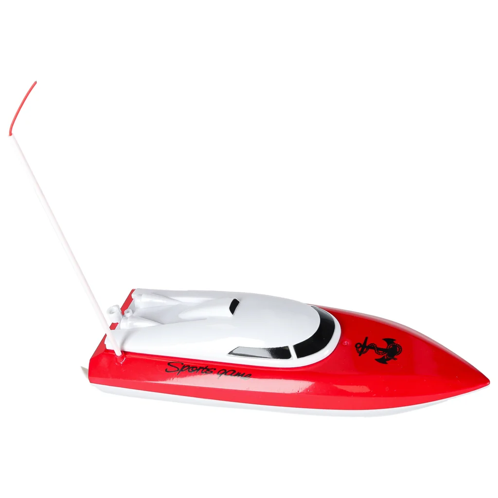Mini RC loď, červená