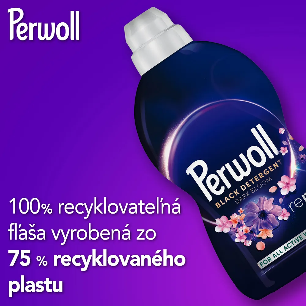 Perwoll prací gél Dark Bloom 60 praní 1×3000 ml, prací gél