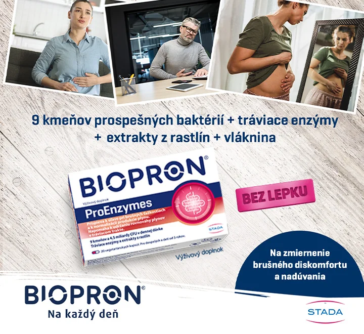 BIOPRON ProEnzymes 1×10 cps, výživový doplnok