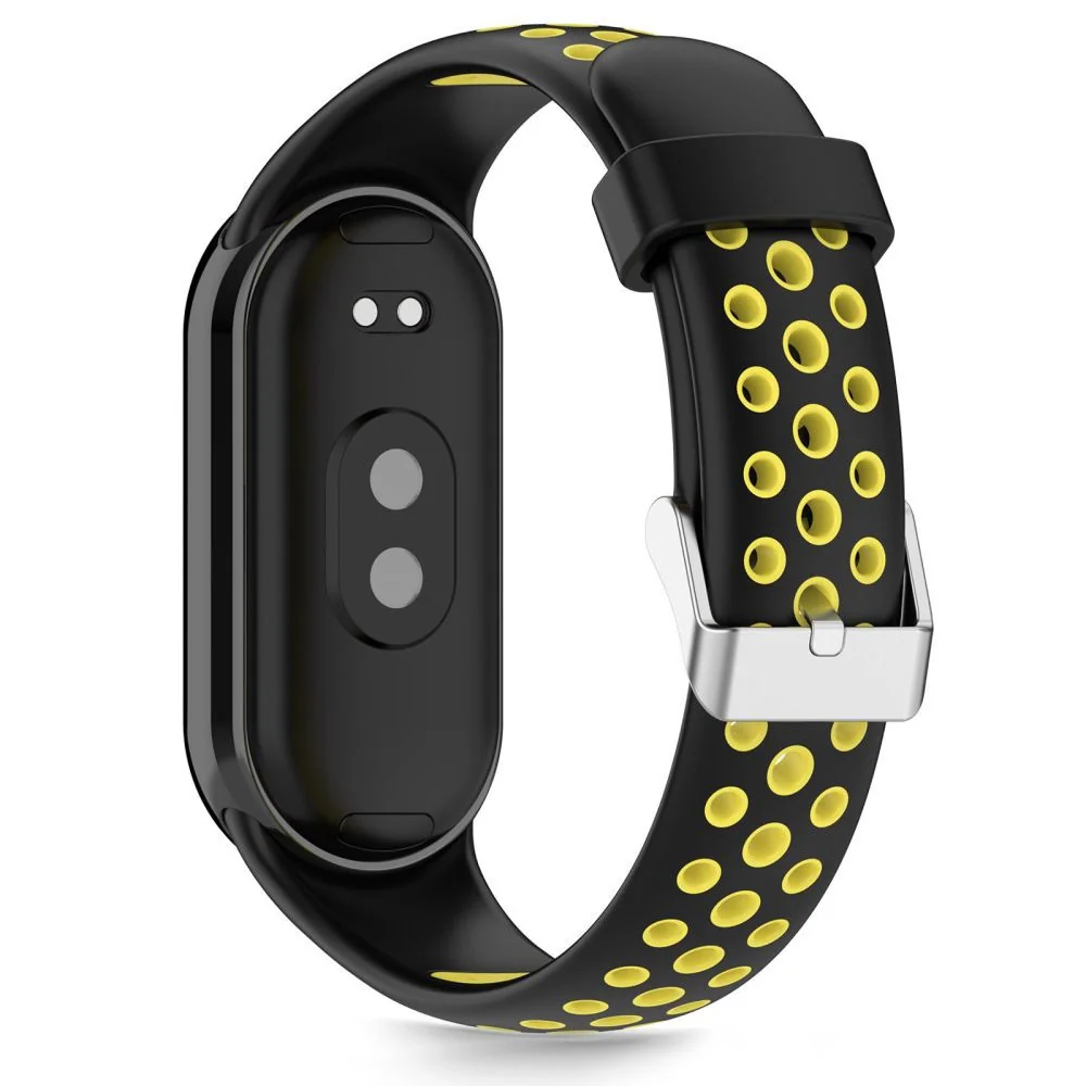 Tech-Protect Iconband Air remienok na Xiaomi Smart Band 8 / 9 / 10, black / yellow ack / yellow