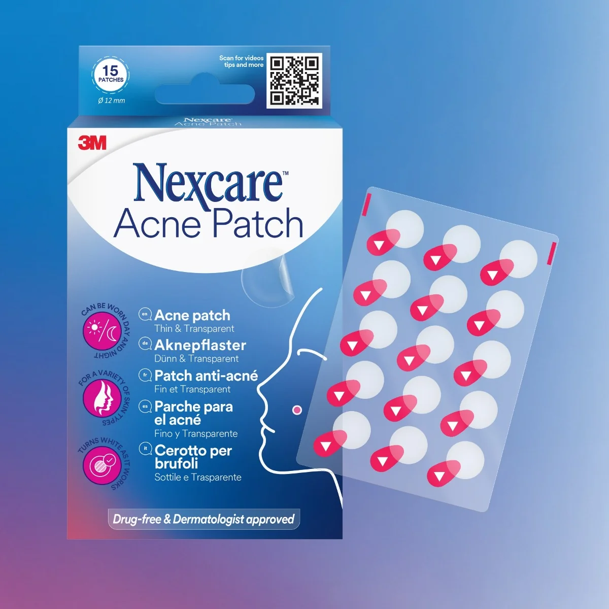 3M Nexcare náplasť na akné 15 ks